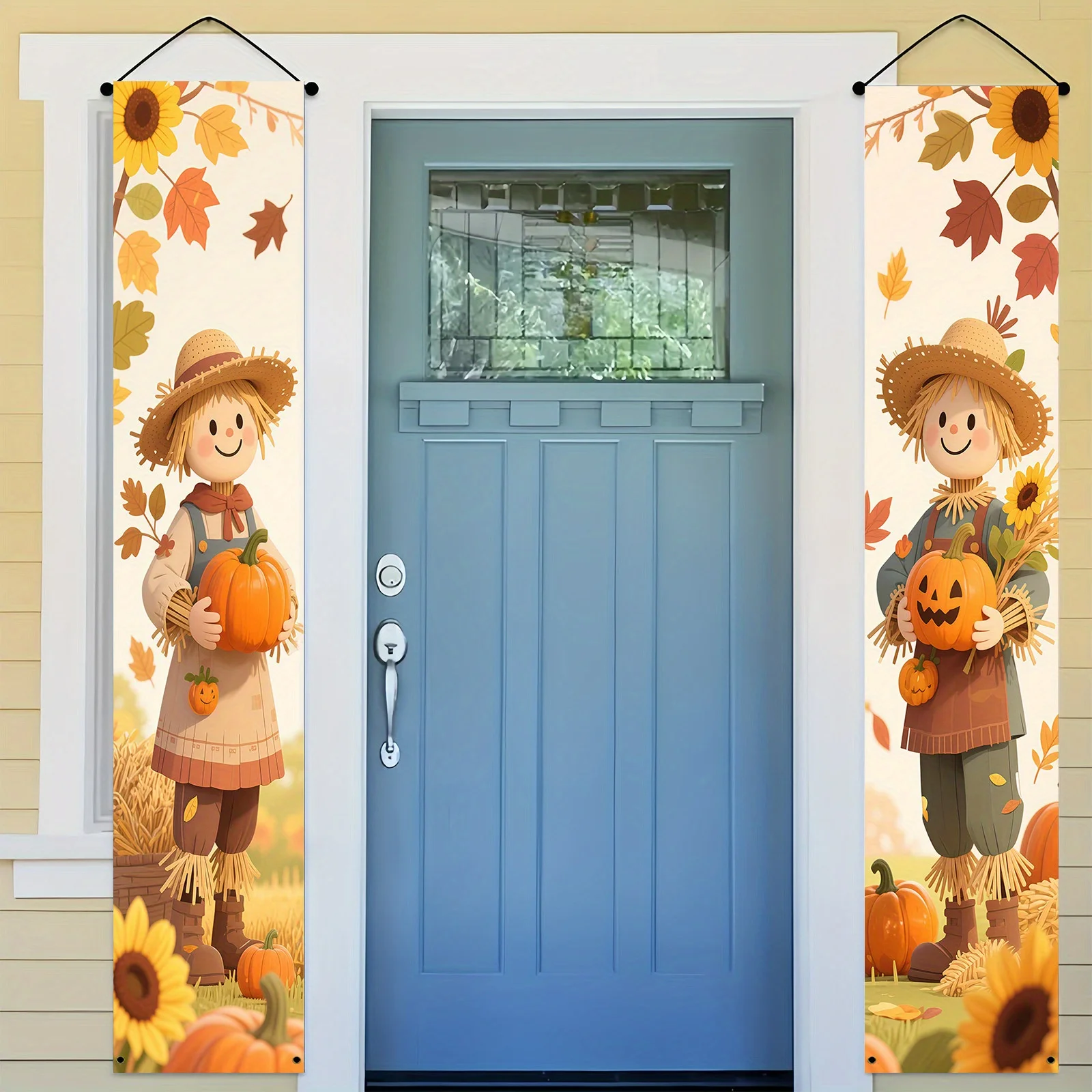 【Party banners, flag-pulling】 1 set (11.8*70.8 inches / 30*180 cm), made of polyester materialzyc