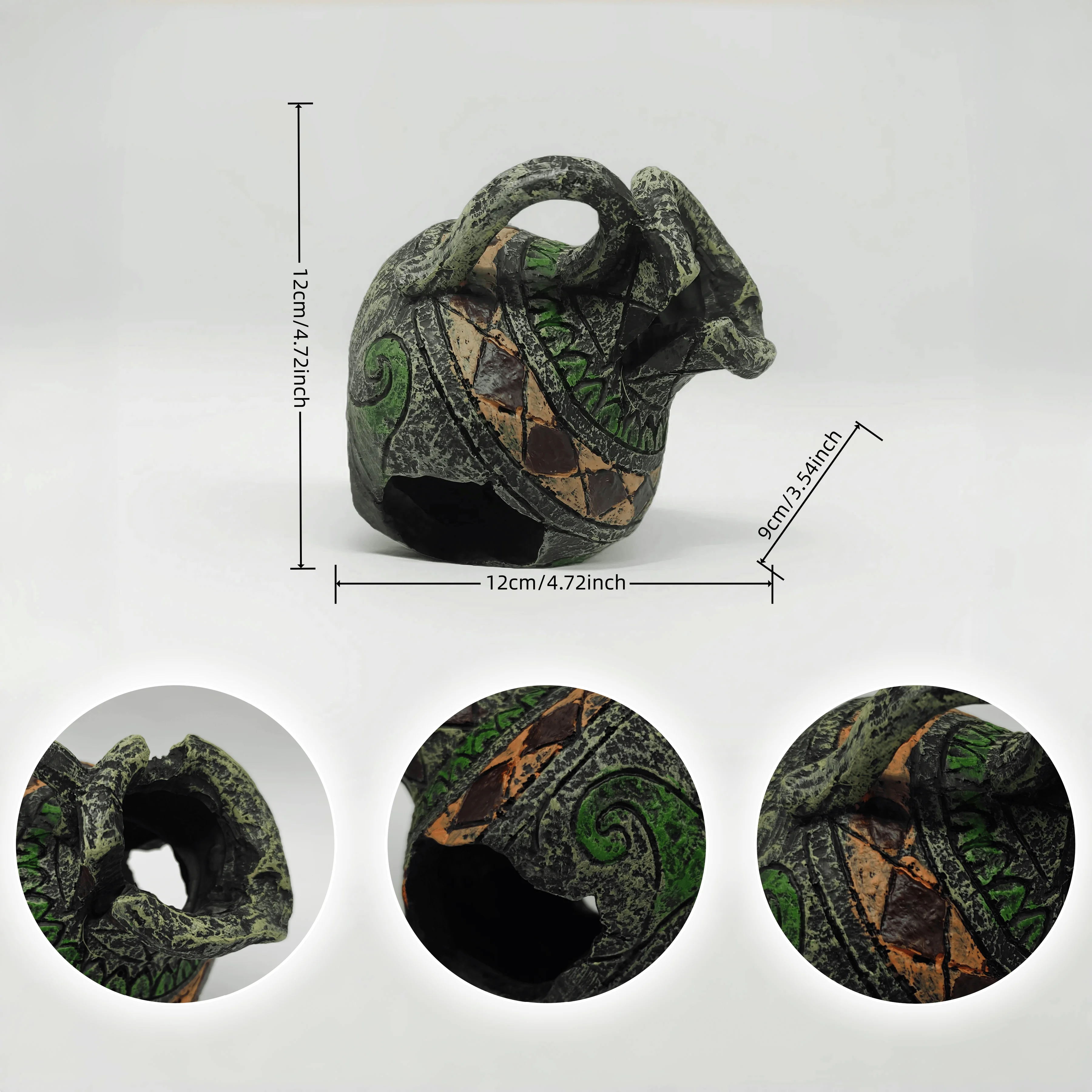 Ornamento de Resina para Aquár - Aquarium Fish Hideout avaliação e preço