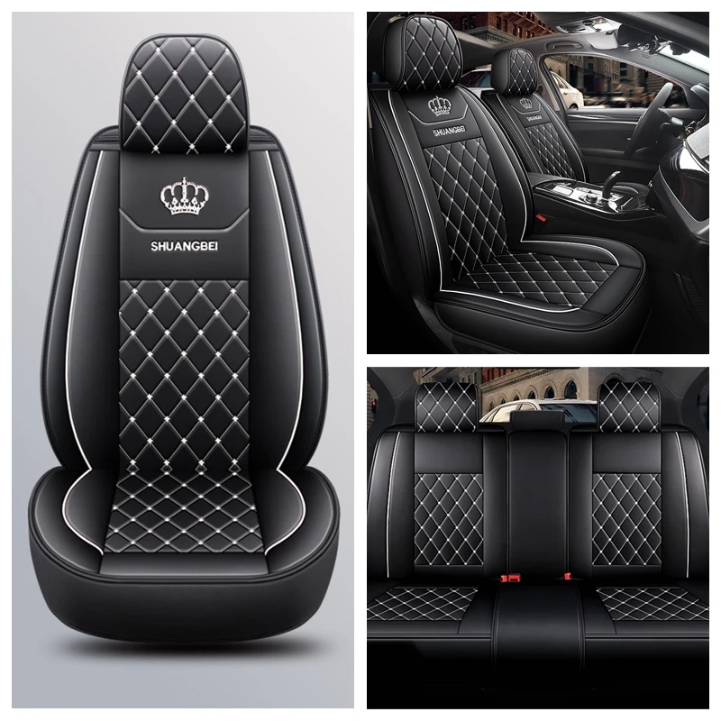 Front+Rear Car Seat Covers for Volkswagen Polo Touareg Golf 4 5 6 7 Passat b5 b6 b7 b8 Bora Magotan Candy Fox Sagitar Sportsvan