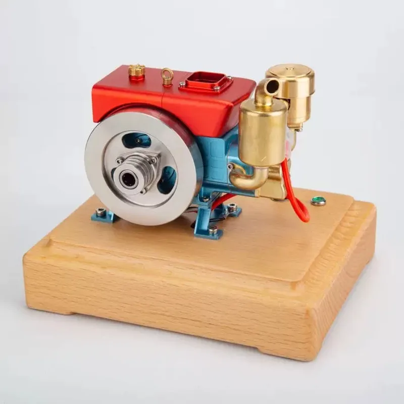 

Single Cylinder Engine Model 2.2CC Evaporative Water Cooled Engine Can Start Fuel Model Creative Desktop Toy