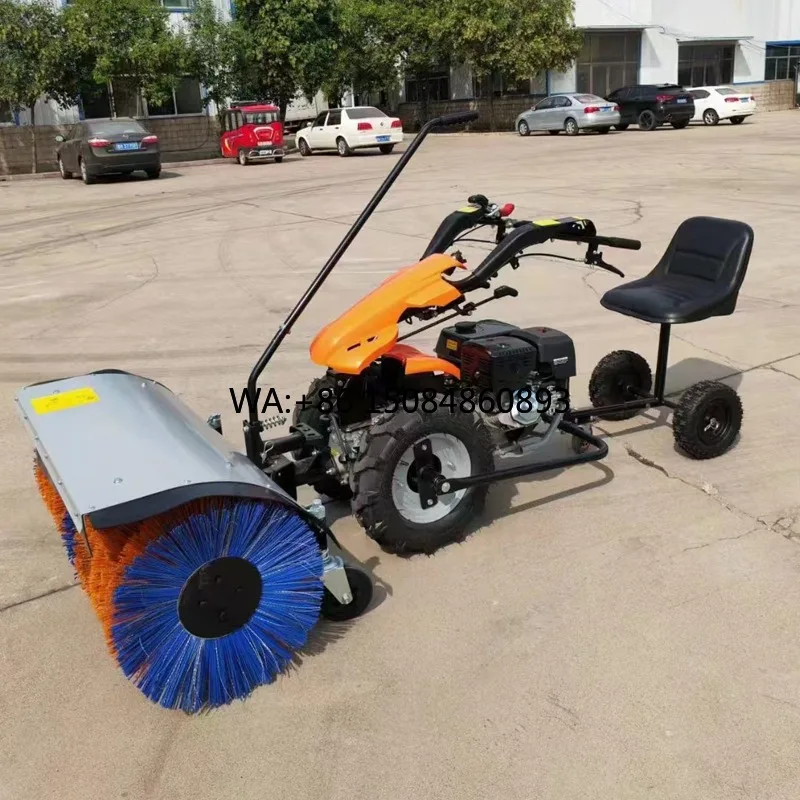 GardeningSnow Sweeper Robot Remote Control Multi-Purpose Track Snow Removal Equipment With Engine For Farm & Garden Usegardening