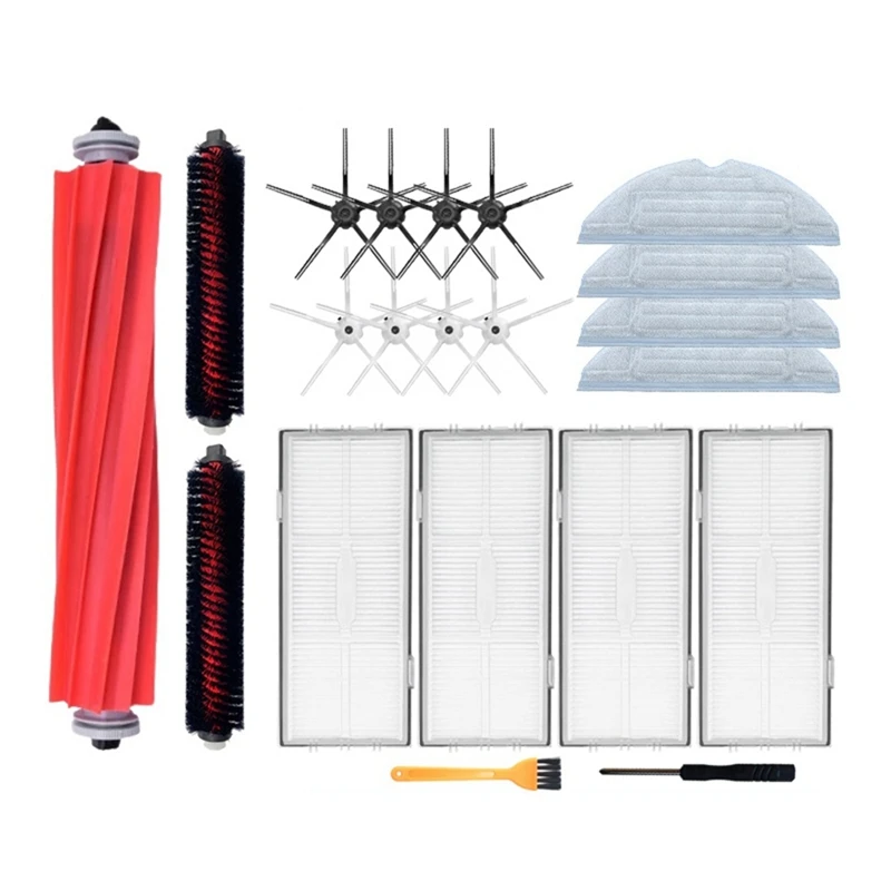 

Для робота-пылесоса Roborock S7 Maxv Ultra, основная щетка, боковая щетка, HEPA-фильтр, тряпка, запасные части