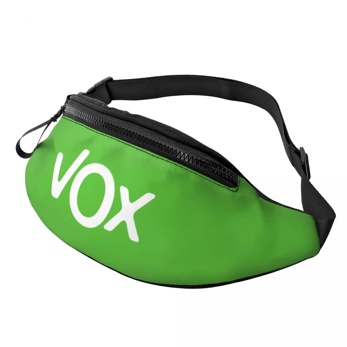 

Spanish Vox Flag Fanny Pack for Women Men Fashion Spain Political Party Crossbody Waist Bag Travel Hiking Phone Money Pouch