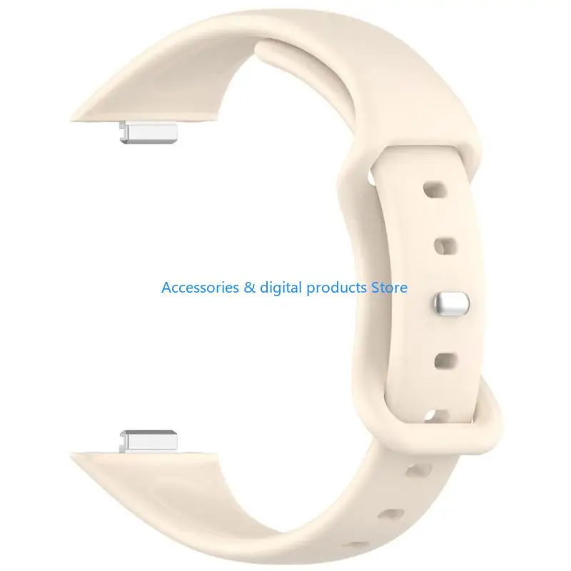 77JD Soft Rubber Watch Bands For Watch Fit 3/4 Silicone Sports Watch Wristband