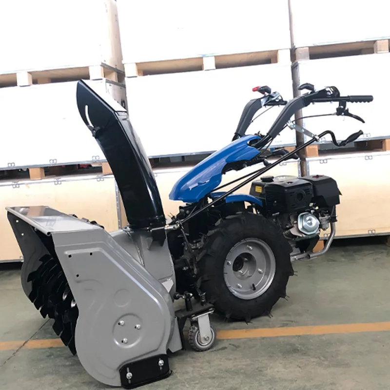 Hand-pushed 15-Horsepower Full Gear Snow Blower, 3-in-1 Snow Pushing & Throwing Machine, In Stock for Community and Square Use