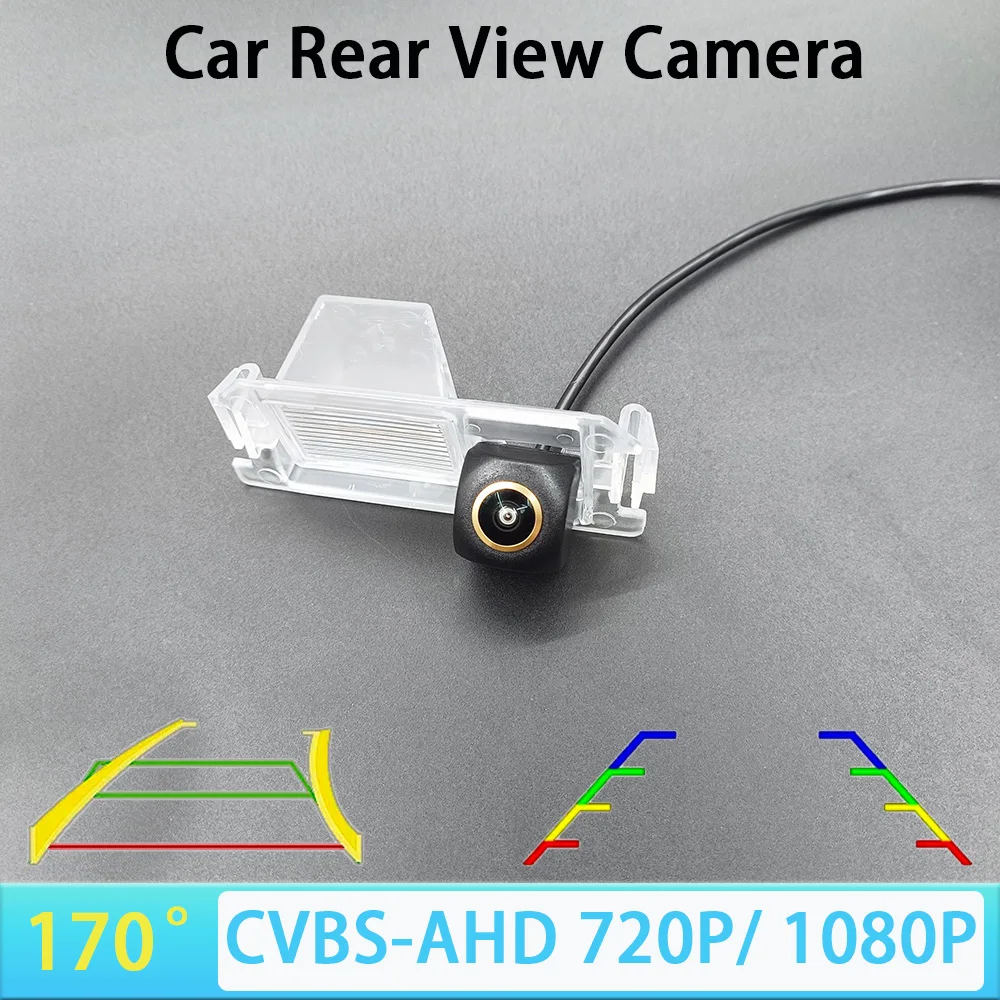 AHD 1080P CVBS Rear Camera For Hyundai I30 I20 Veloster Genesis Terracan Kia Rio Picanto Soul Elantra 2017 2018 Car Track/Ruler