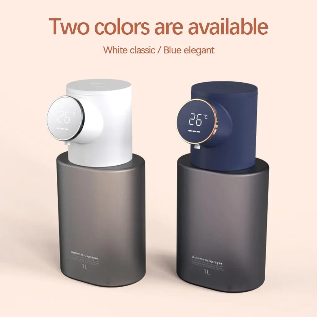 가정용 비접촉식 자동 유도 알코올 분무기 디펜서, 사무실용 1L