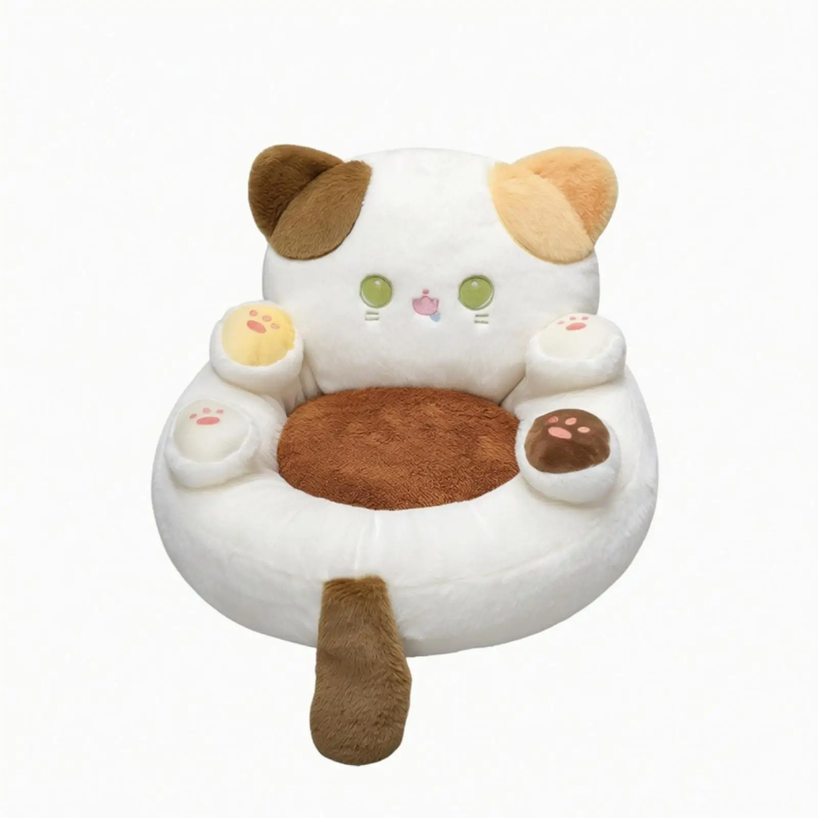 Floor Cushion with Backrest Compact Lazy Floor Chair Thick for Bedroom, Students