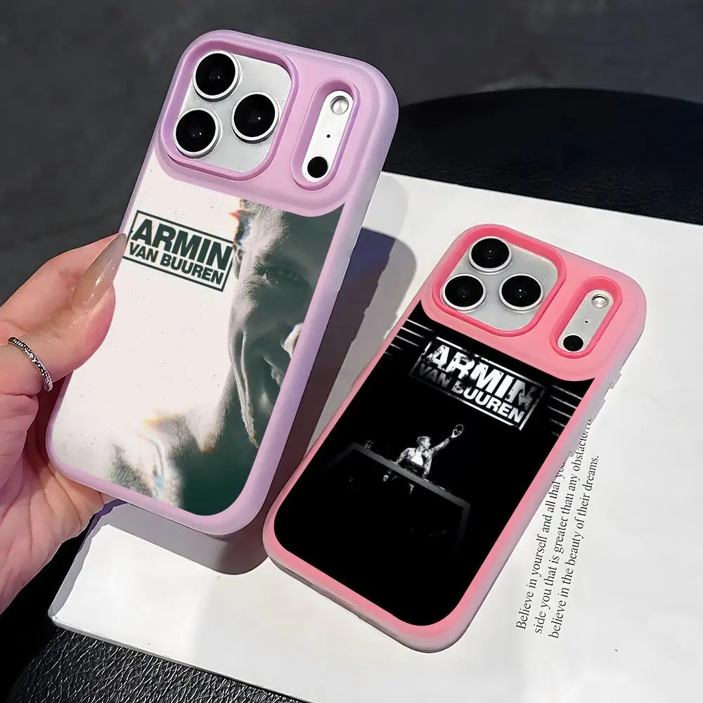 Armin van Buuren DJ Mobile Cell Phone Case 2-in-1 Detachable Clear with Card Holder for iPhone 12-17 Soft Multi-Color view 2