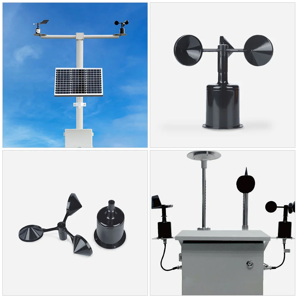 Wind Speed Sensor Housing ABS Anemometer Shell Small Size Light Weight Easy Installation Low Power Consumption Wide Range