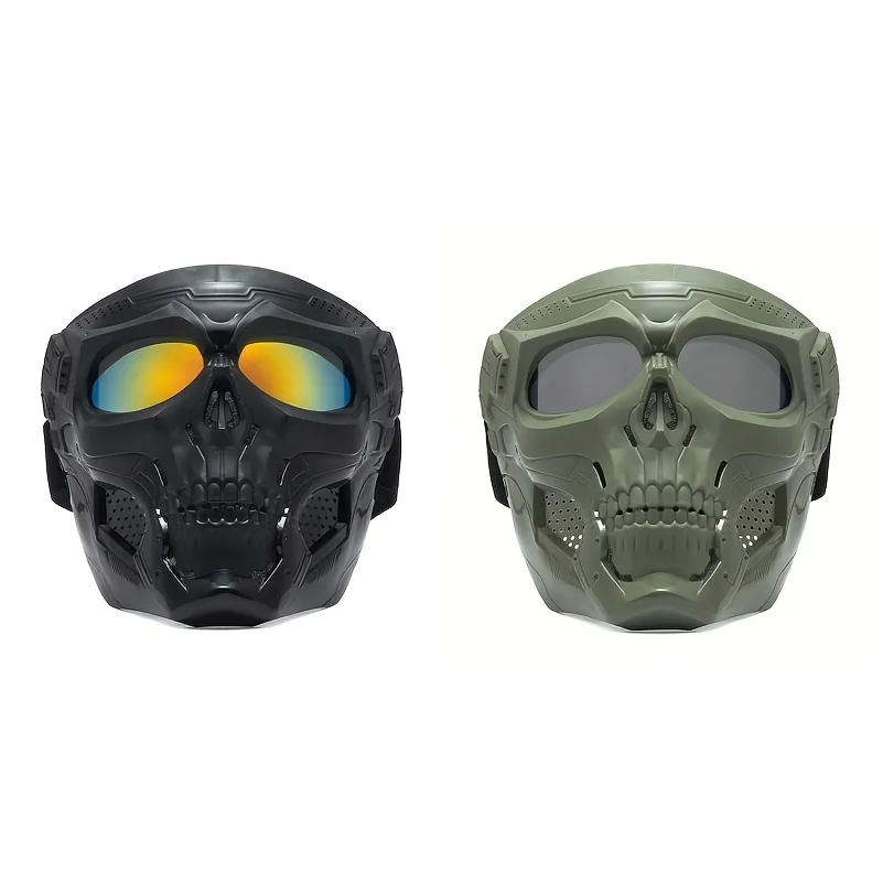 قناع الرياح الجديد، الجمجمة، الدراجات النارية، الطرق الوعرة، الرياضات الخارجية، ركوب الدراجات، نظارات مقاومة للرياح والرمل، قناع تكتيكي