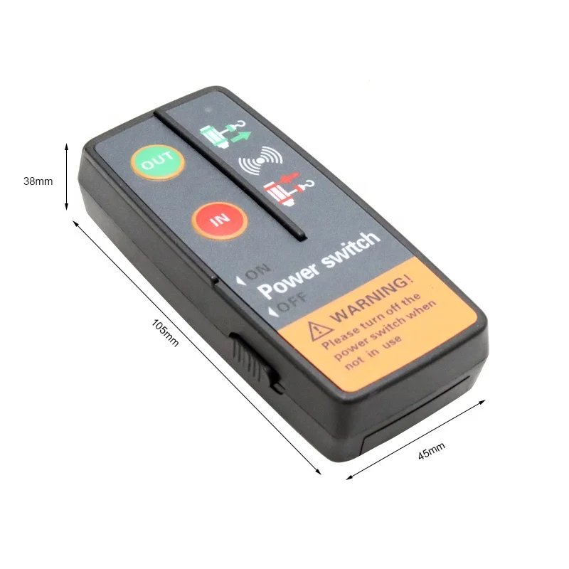 Wireless Remote Control Electric Winch Relay System SUV Roll Gate Accessory with 1-Year Warranty