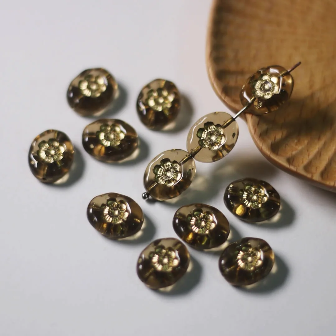

10pcs 14*11mm Hand beadeds DIY jewelry necklace earrings bracelet accessories