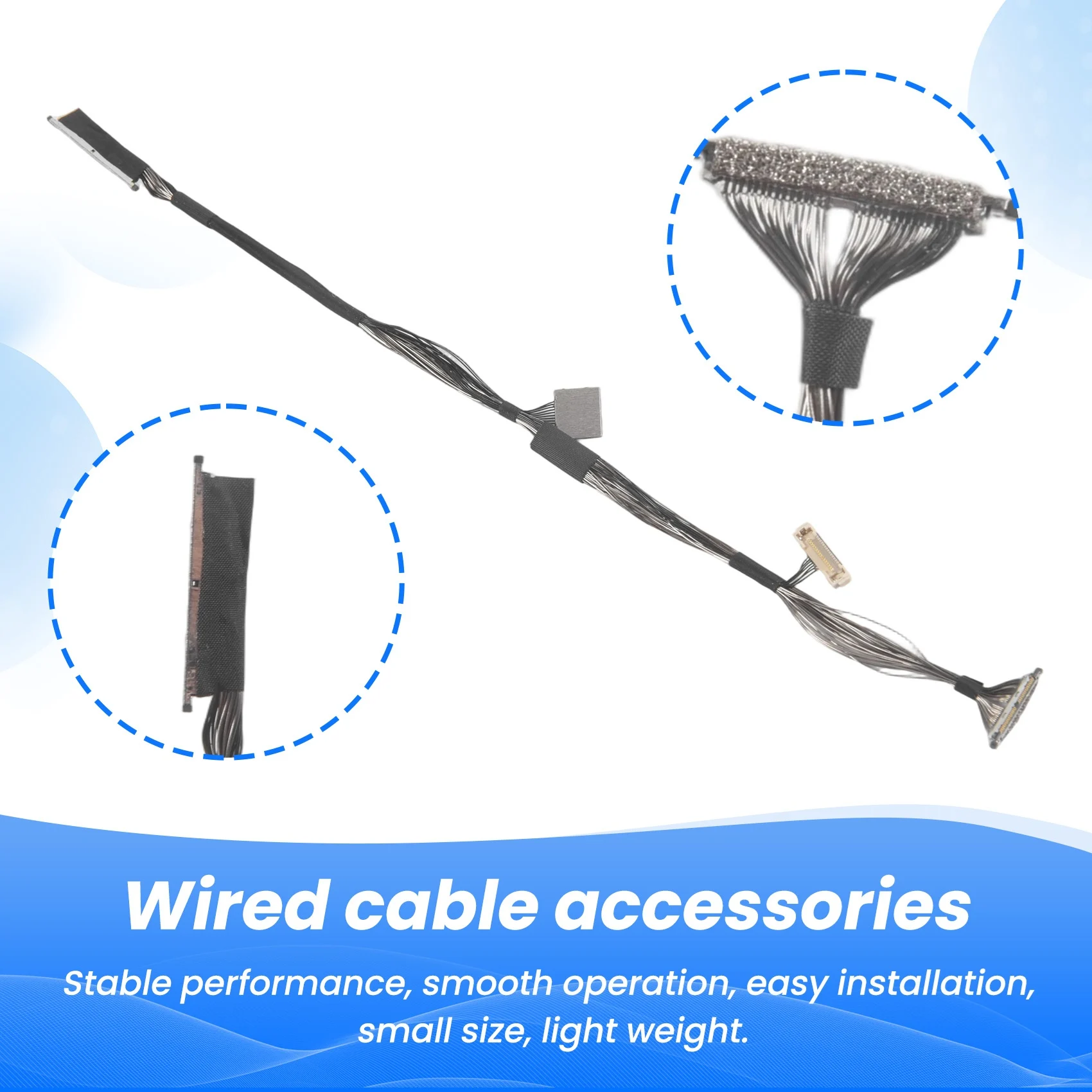 ABDE-Gimbal Camera PTZ Signal Cable For DJI Mini 3 Pro Line Transmission Flex Wire Drone Replacement Spare Parts Accessori