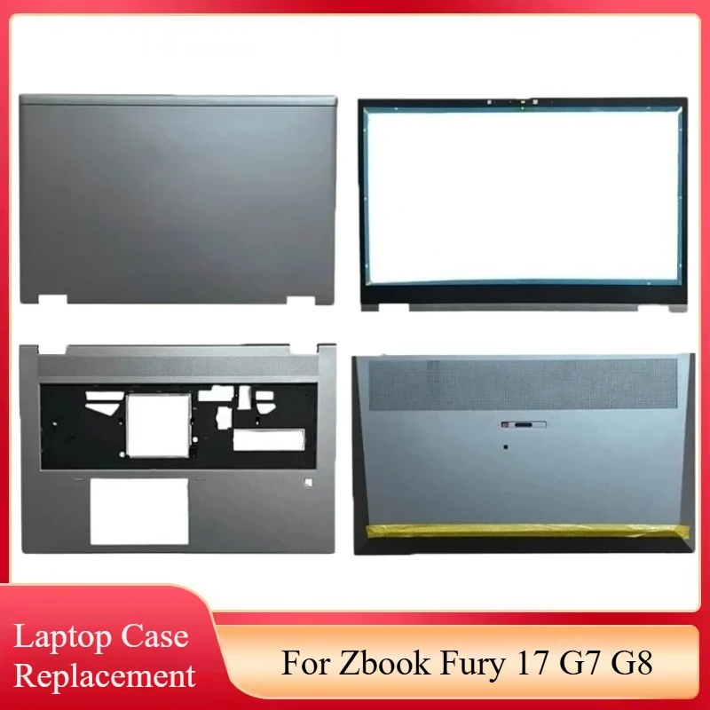 

Original New Cover For Zbook Fury 17 G7 G8 LCD Back Cover Front Bezel Palmrst Top Housing Lid Bottom Case Grey Shell M20108-001