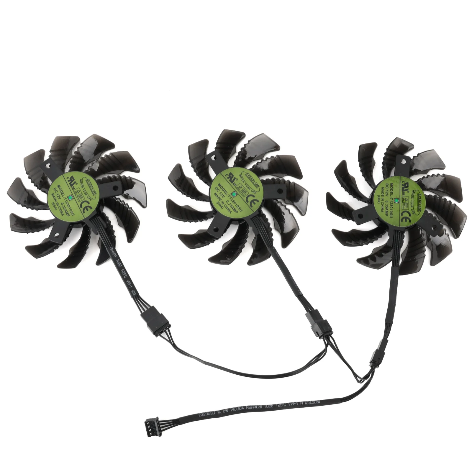 冷却ファン75mm,t128010suグラフィックカード,ギガバイト,gtx 1080,gtx 1070,g1 aus gtx 1060,gtx 980