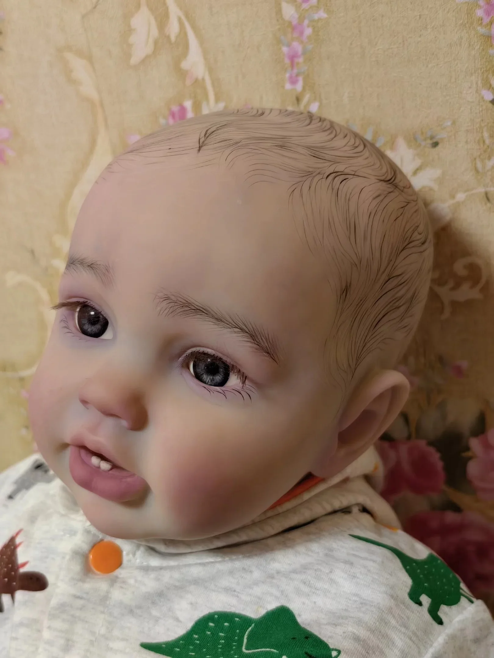 Dostosowane limitowane dostawy 24-calowe Reborn Baby Lottie Made By Artist Prawdziwe zdjęcia Już ukończona lalka