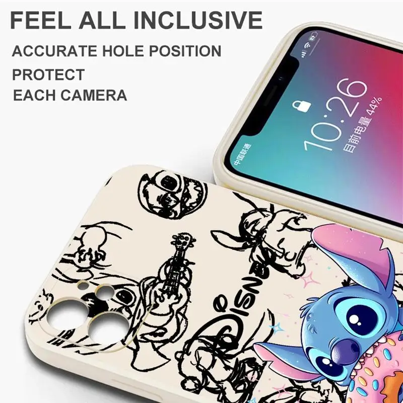 Disney Stitch Case for OPPO A54s A53 A74 5G A38 A18 A17 A32 A31 2020 A16k A16e A15 A12 A11k A11 A7 A5 Silicone Cover