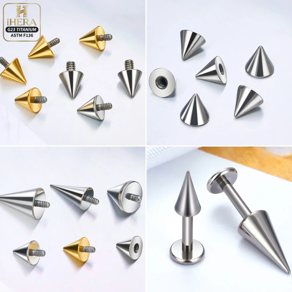 Titanium Ball Cone Replacement - Body Jewelry Replacement Ball ulasan dan harga