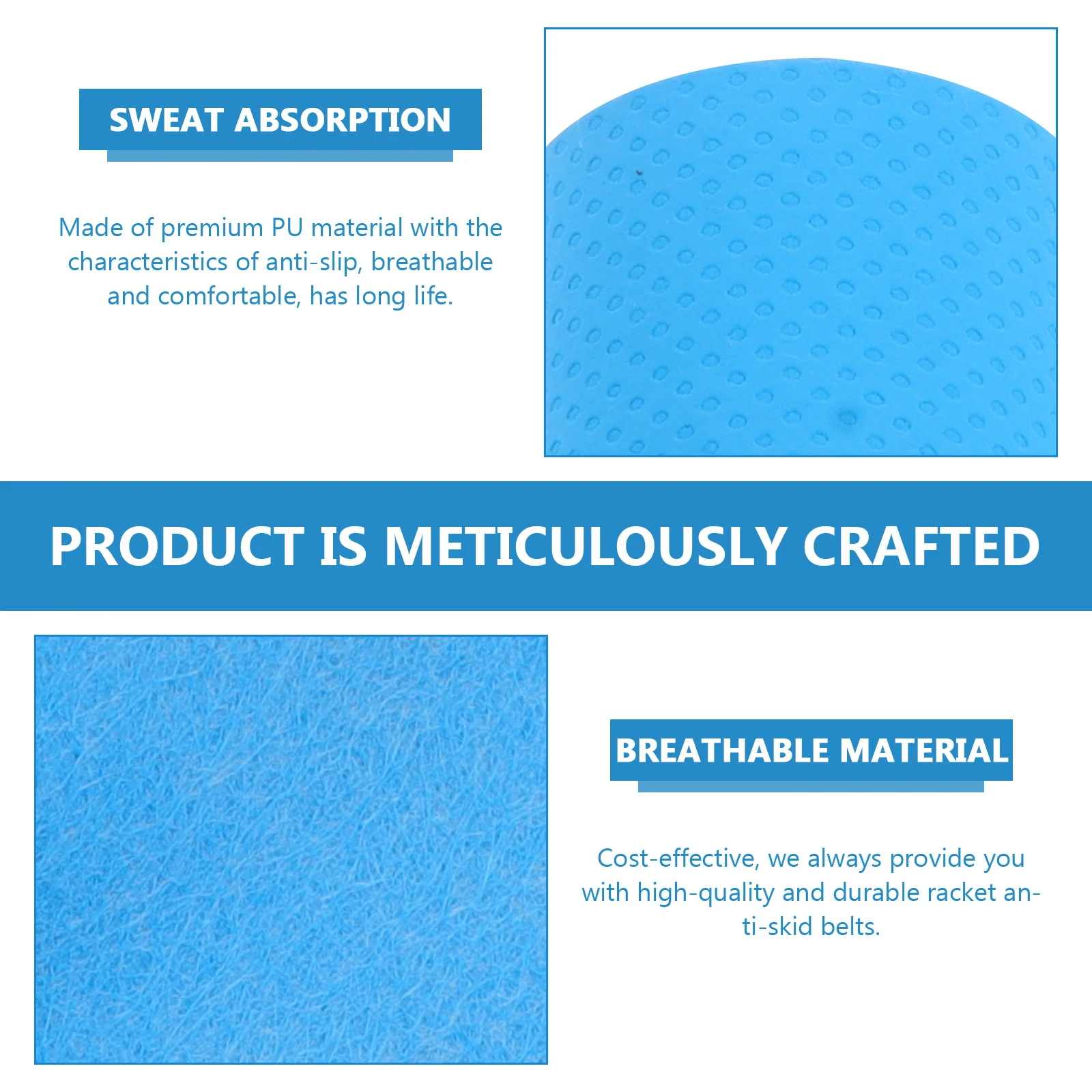 10 قطعة المضادة للانزلاق حزام قسط بولي مضرب مضرب شريط لحام تنفس العرق ماصة الفرقة ل تنس الريشة الصيد رود الملحقات