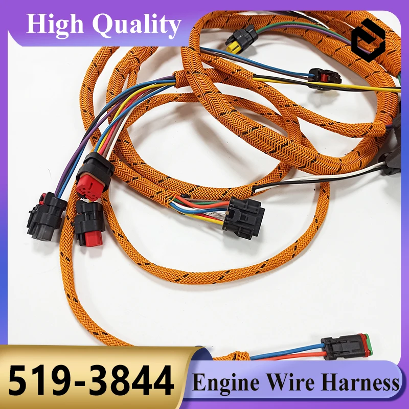 519-3844 Engine Wire Harness 5193844 for Caterpilar CAT Engine C4.2 E311D E315D E313D Excavator Parts