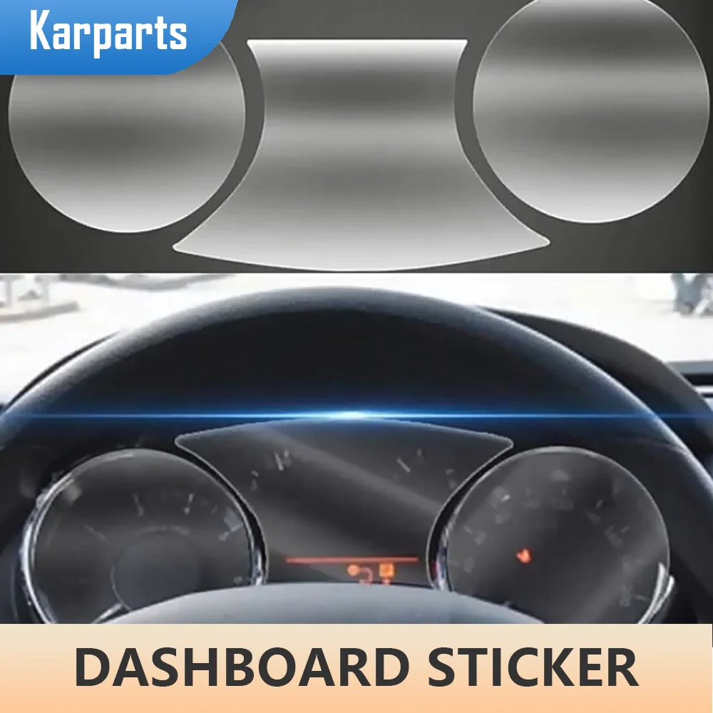 

Car Dashboard Sticker Instrument Panel Screen Protective Film Sticker for Peugeot 3008 Screen Protector Accessories