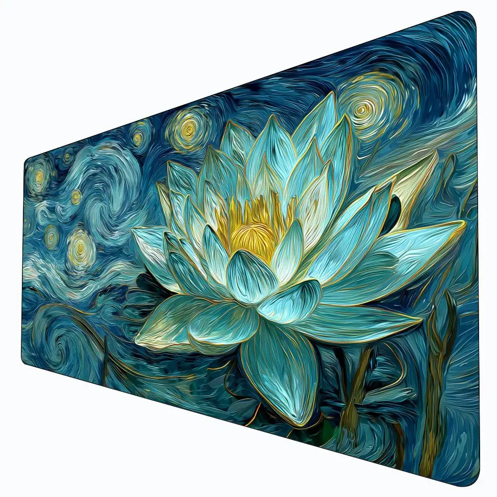 

Игровой коврик Fantasy Art Aesthetics Lotus MTG для карточных игр, нескользящий, прочный, 35x60 см, для Commander-игр, коврик для настольных игр TCG