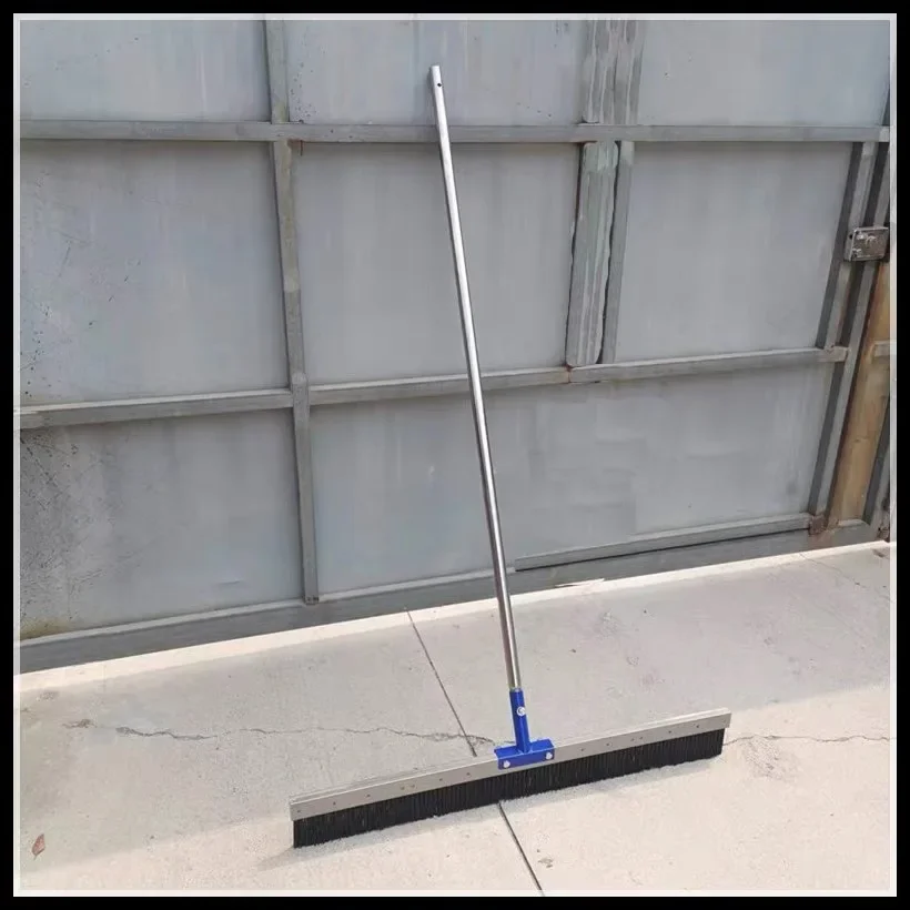 5.4m Single Row Bristles Concrete Broom Versatile Wall Paint Brush for Construction Site And Concrete Finishing Gifts