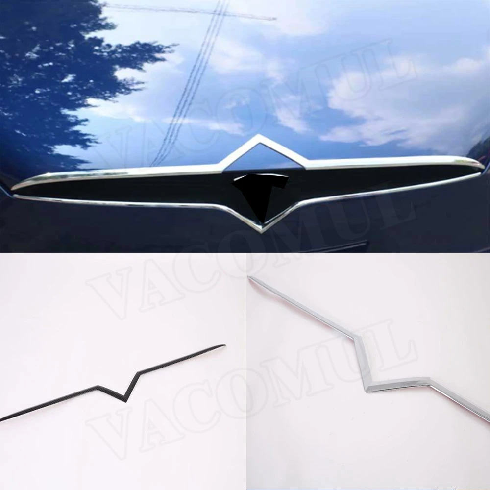 

VACOMUL ABS Cover Decoration Trim Cover Stick Door Decoration Trim Cover Sticker for Tesla Model X SUV 2020 Car Styling