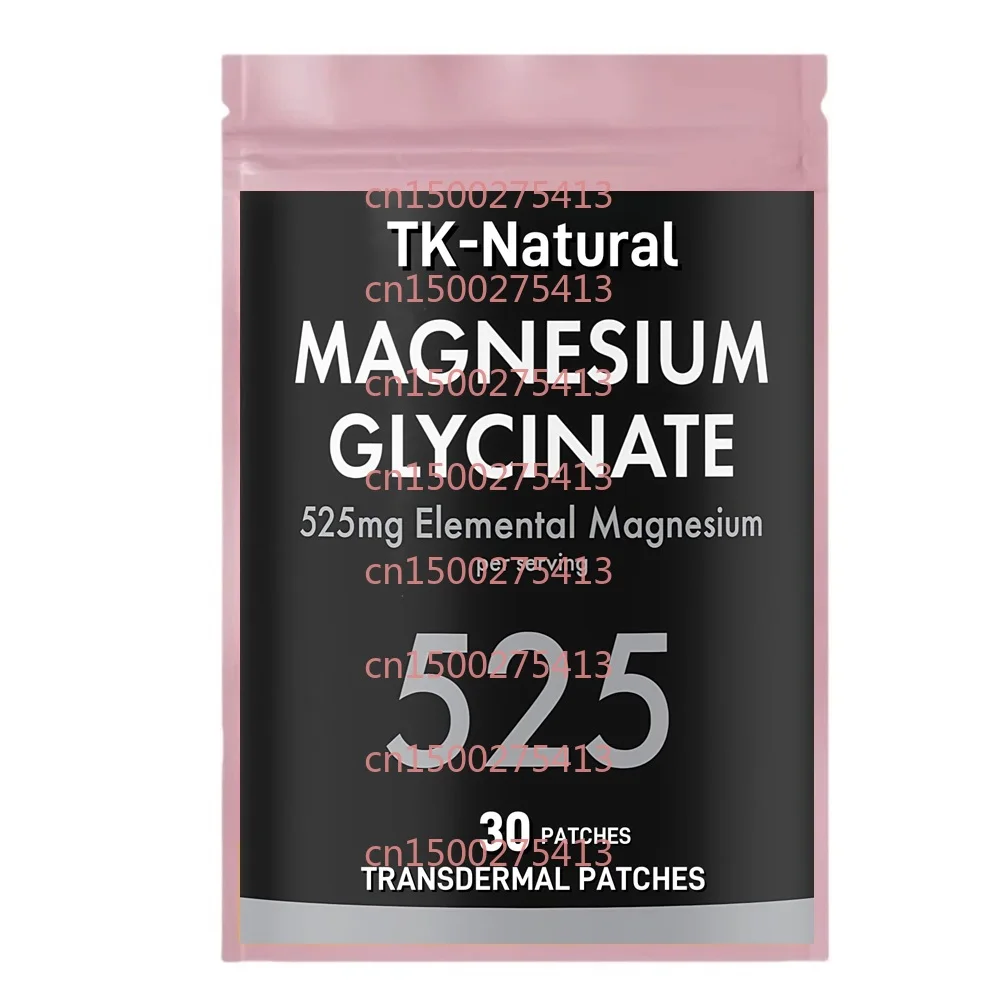 

30 пластырей, магниевый глицинат, трансмизионные пластыри — поддержка здоровья сна, мышц и сердца