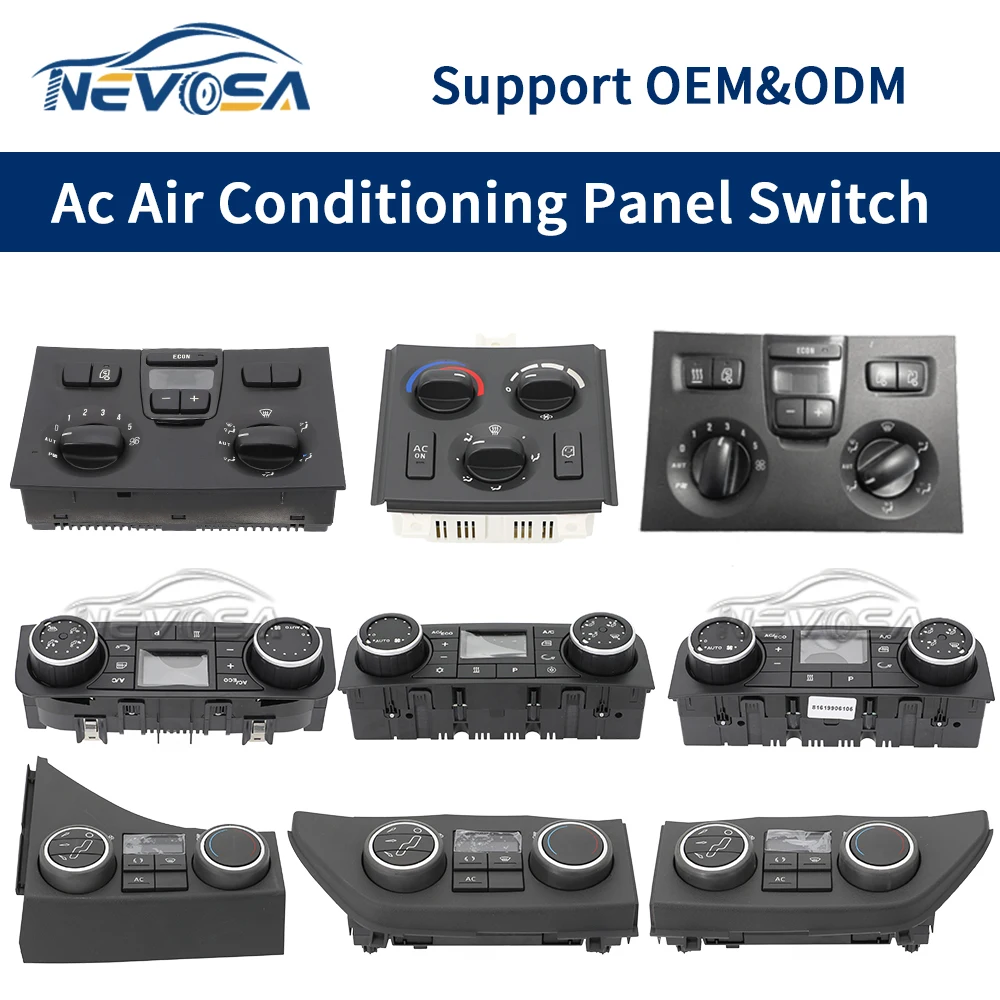 NEVOSA Heavy-Duty Truck Ac Control Panel Switch Air Conditioning Heater Control Module Unit For VOLVO SCANIA MAN BENZ 