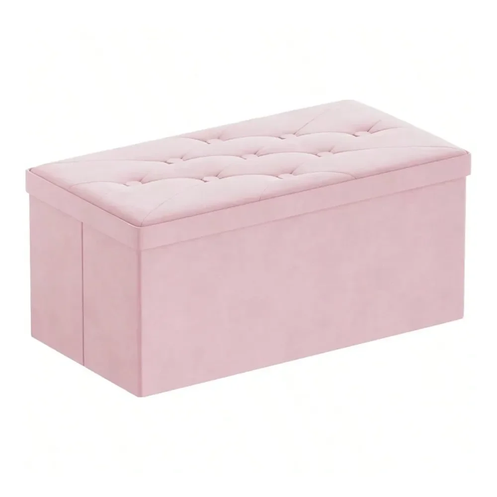 

Пуфик-банкетка с отсеком для хранения, подставка для ног, сиденье-скамья для спальни, гостиной, прихожей, длинная скамья для обуви 15.7 X 31.5