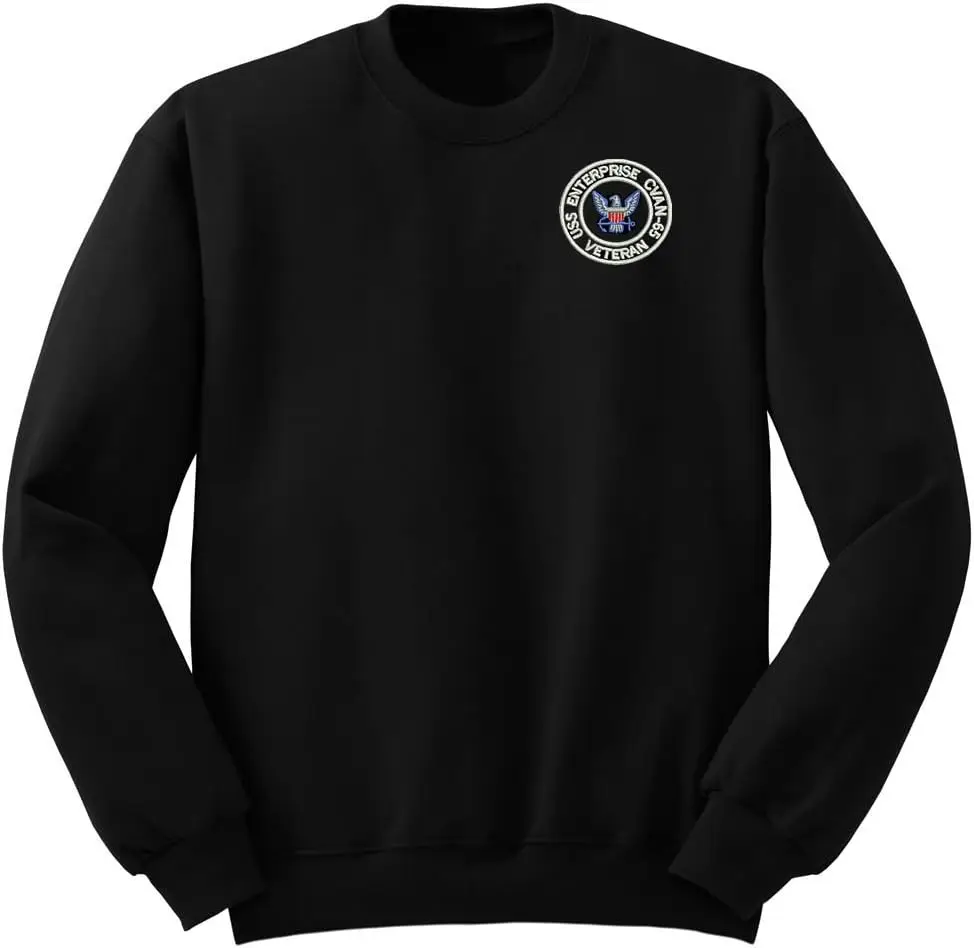 

Военная толстовка с круглым вырезом и ЛОГОТИПОМ предприятия USS