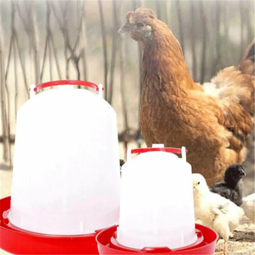 Poultry Water Dispenser Bucket,Chicken Farming Machine Bucket,Quail Drinking Water Bucket, Farm Chicken Coop Water Supply （1L）