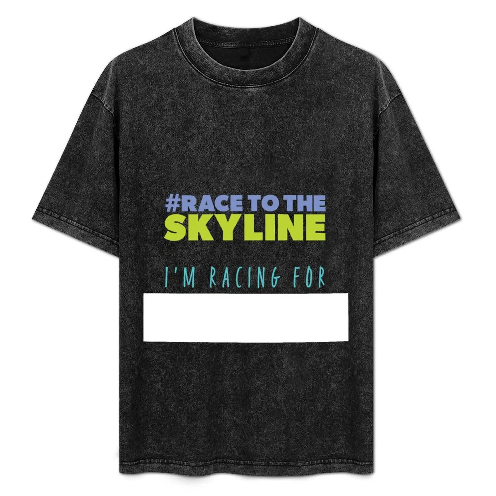 

ABOA Race to the 5kyline T-Shirt man t shirts cotton anime t shirts oversize T-Shirt