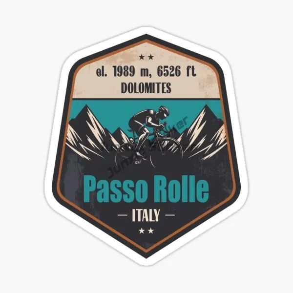 

Passo Rolle Маленький городок пейзаж в День святого Альто Фенеж регион Италии автомобильная наклейка виниловая самоклеящаяся декоративная наклейка