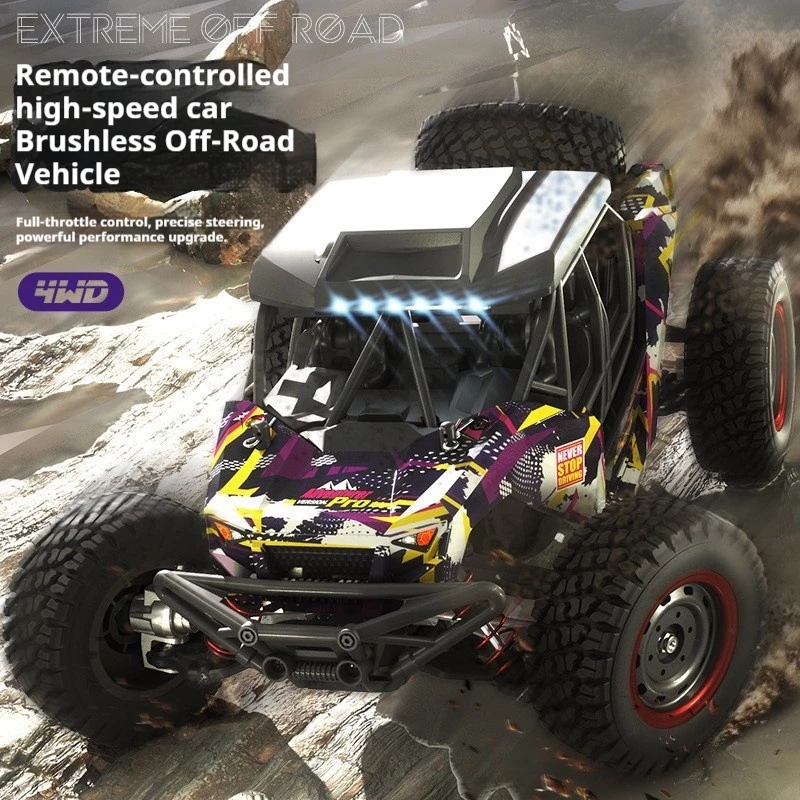 

Speed Racing 1:16 Monster Truck 4WD Brushless High Speed RC Car Off-Road Remote Control Vehicle Electric Toy Gift for Boys