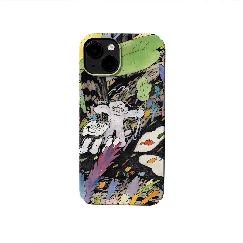 Funda de teléfono dura con dibujos de Storm Little People para IPhone 16 15 PLUS 14 13 Pro Max, funda trasera para 12 Mini 11 Pro Max SE 2020 Capa