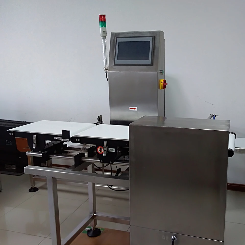Digital Production Line Weight Checking Machine Small Check Weigher  Weight Conveyor Belt Checker