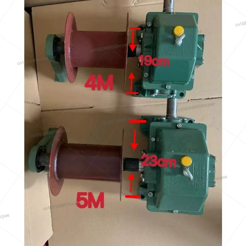 Reducer for Small Crane New Model Aluminum Shell Gearbox Copper Gear Feed Machine 300-400kg