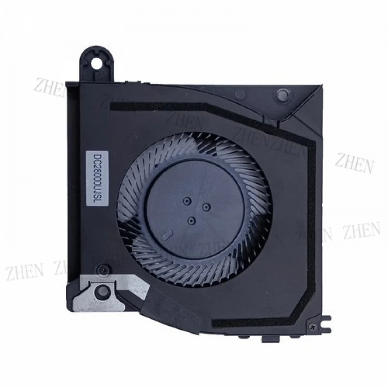 Y para Dell Alienware X17 R1 R2 CPU Ventilador de refrigeração preto 0W7KC4 DC28000UJSL