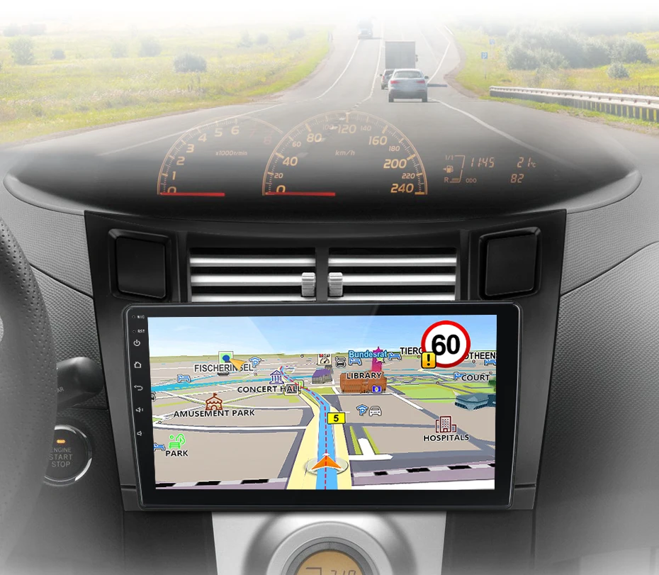 Junsun carplay android auto radio für toyota yaris 2005-2012 360 kamera auto intelligente systeme rds bt dsp 2 din autoradio – Detail 19