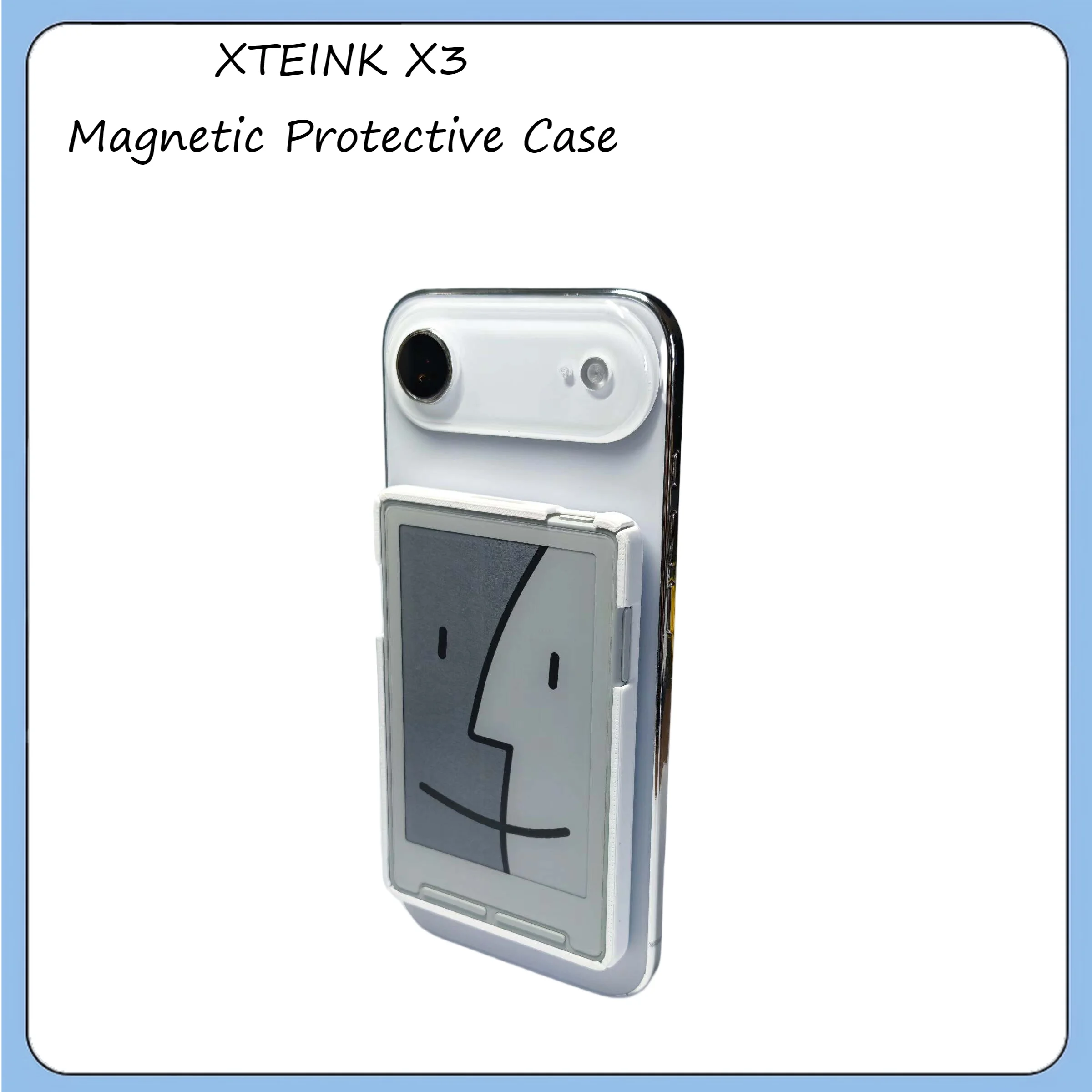 For XTEINK X3 E-Ink Reader N52 Magnetic Protective Case Full Wrap Protective Shell Designed Full Cover Protective Button Cutouts