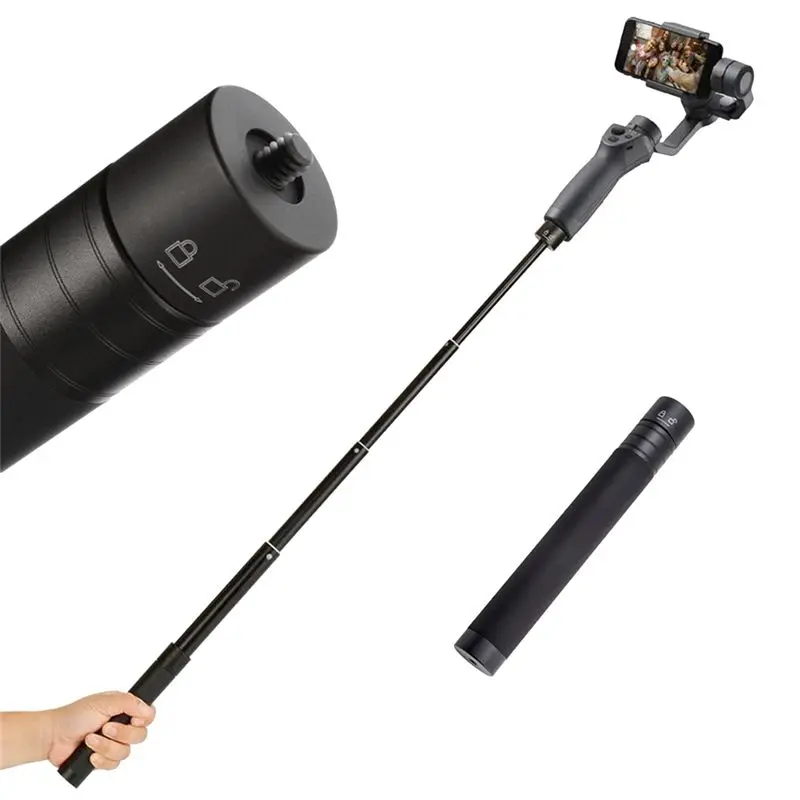 |N06R NEW|  Aluminum Extension Rod Selfie Stick for 5 Mobile 5 4 3 Gimbal Camera for Smooth