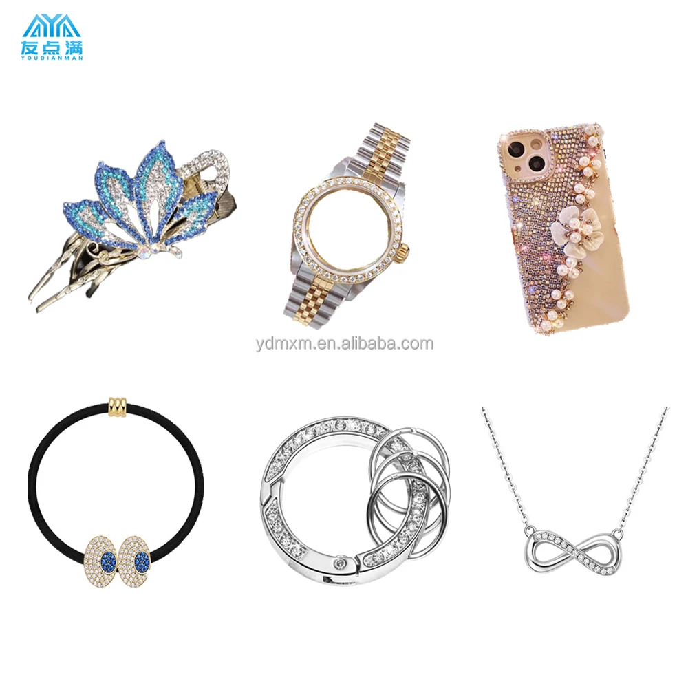 آلة إعداد حجر الراين للمجوهرات مع آلة تثبيت حجر الراين عالية السرعة