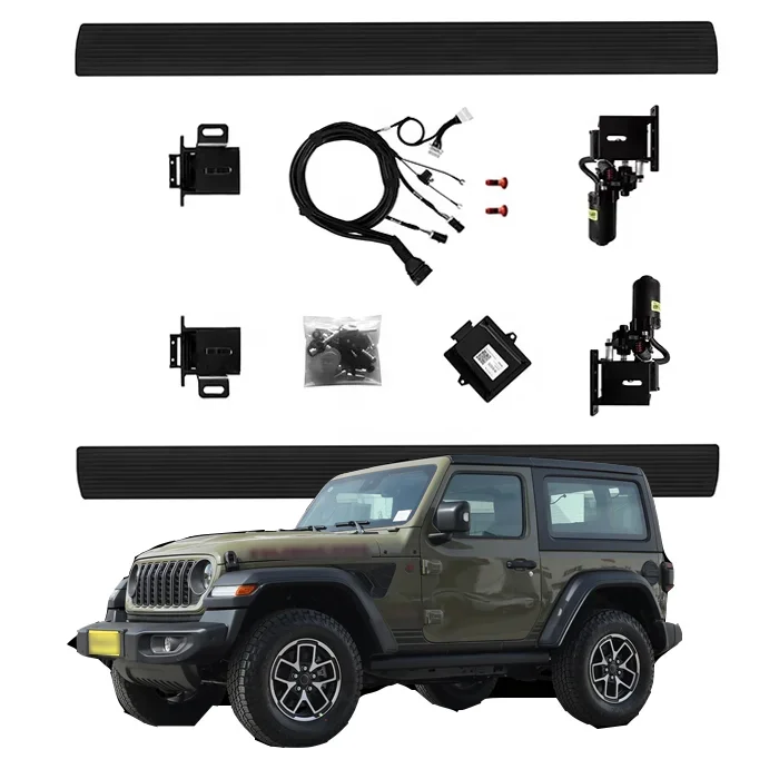 

Custom Automatic Power Step Electric Running Boards Side Steps Pedal For Jeep Wrangler
