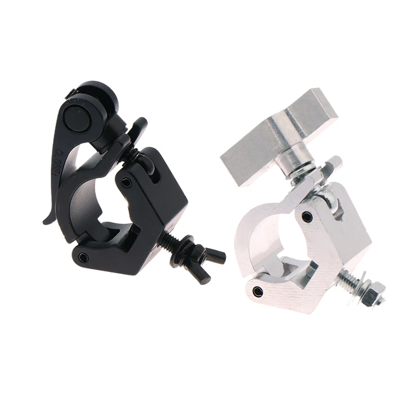 NEW* 1 Piece Aluminium Truss Clamps 28-32mm Tube O Hook Stage Lighting Mount Bracket Fast Lock Lighting Clamp
