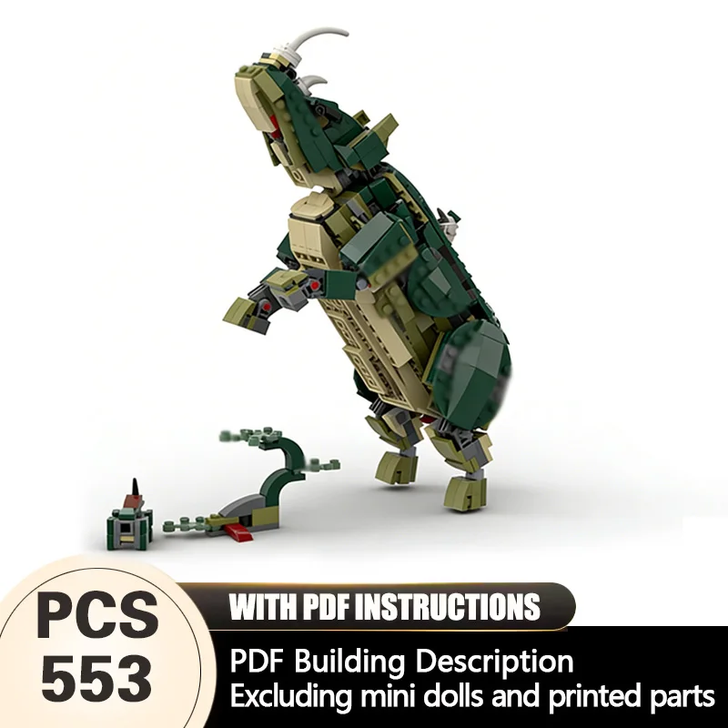 

Creators Animal Series Model MOC Building Bricks Odd-Toed Ungulates Modular Technology Gifts Holiday Assemble Children Toys Suit