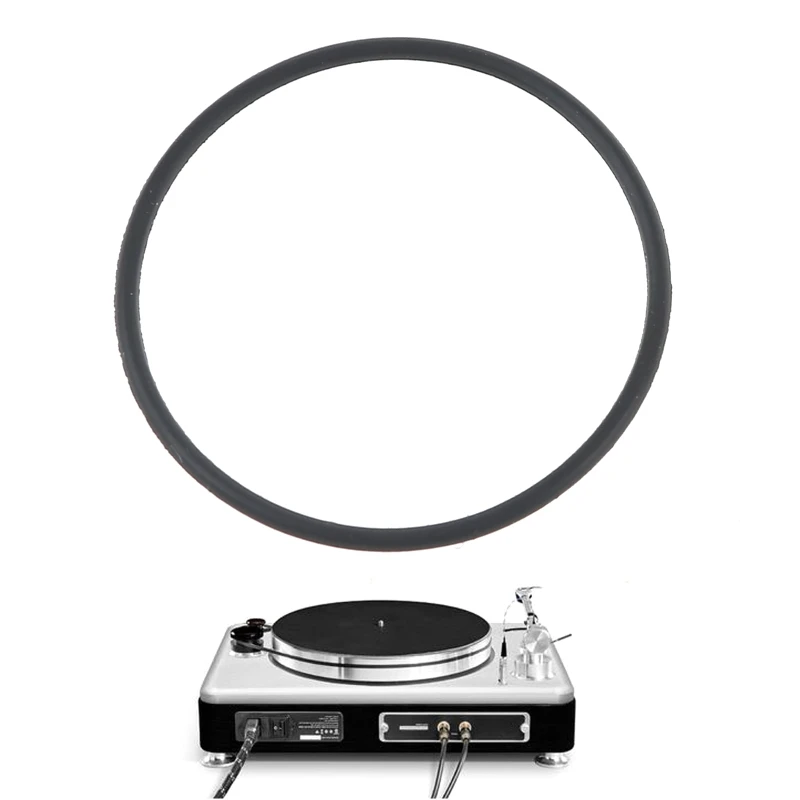 Wear Resistant 3mm Round Rubber Belt Replace Durable 2pcs/Set Repair Belt for Cassette Tape Recorder Machine DVD Drive