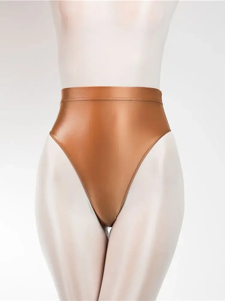 Brilhante Brilhante Cintura Alta Tanga Roupa Interior para Mulheres, Thongs e G Cordas, Calcinhas Sexy Hot, Calcinha Lingerie